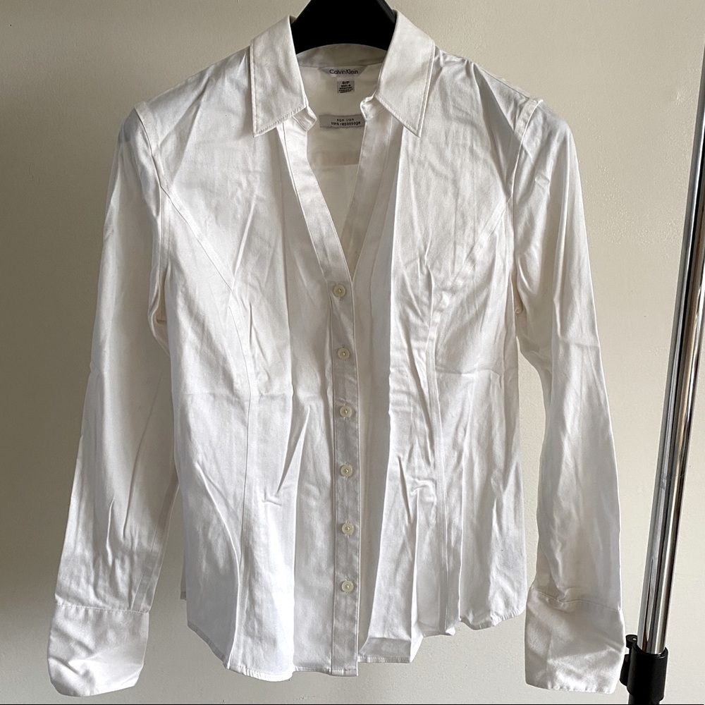 Calvin Klein White Dress Shirt